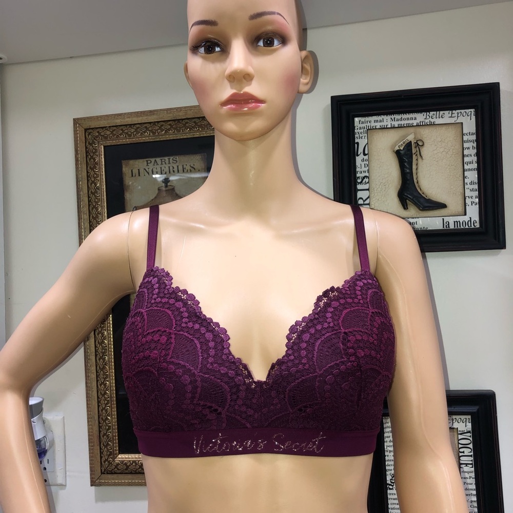 Victoria's Secret Burgundy Armature Double Bra